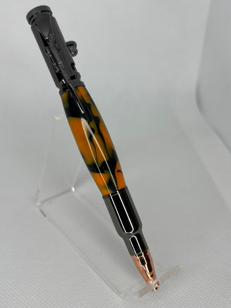 30 Caliber Bolt Action Gold Bullet Cartridge Pen