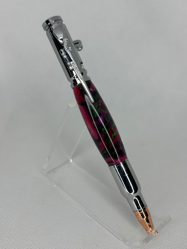 30 Caliber Bolt Action Gold Bullet Cartridge Pen