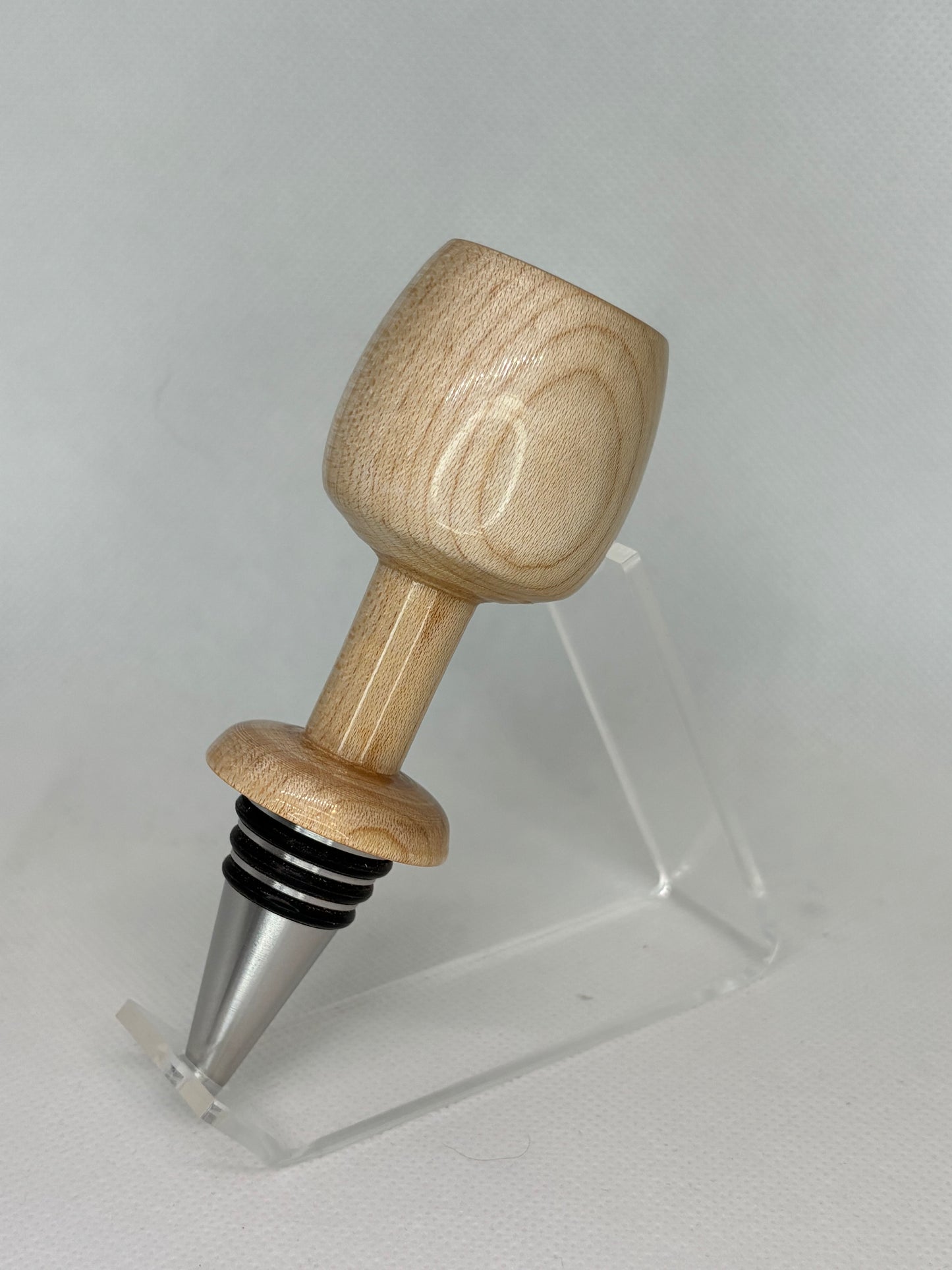 Hand-Turned Wooden Wine Bottle Stoppers