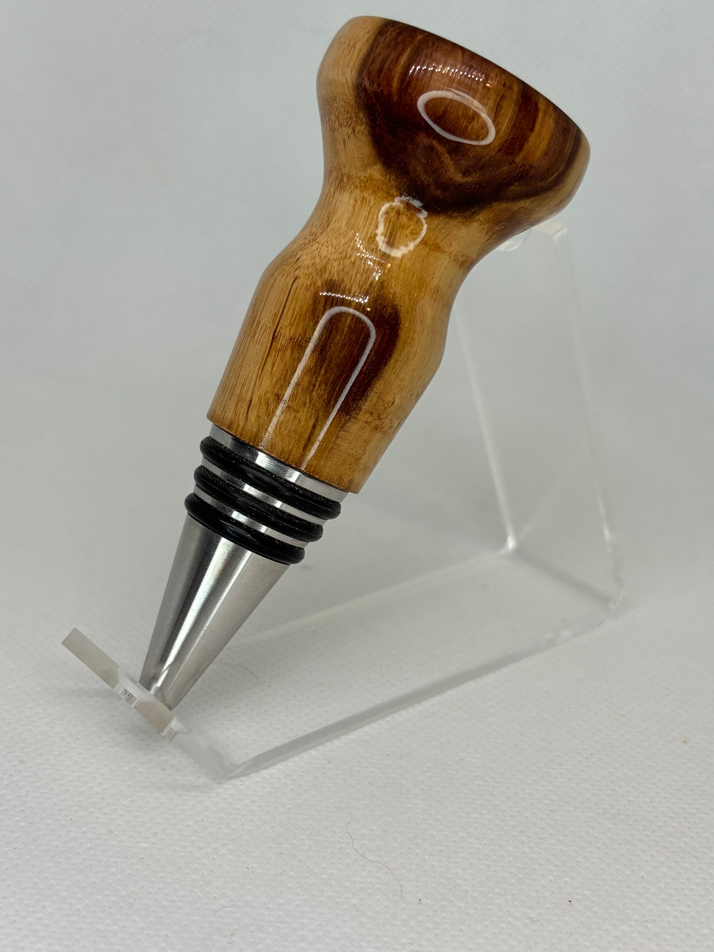 Hand-Turned Wooden Wine Bottle Stoppers