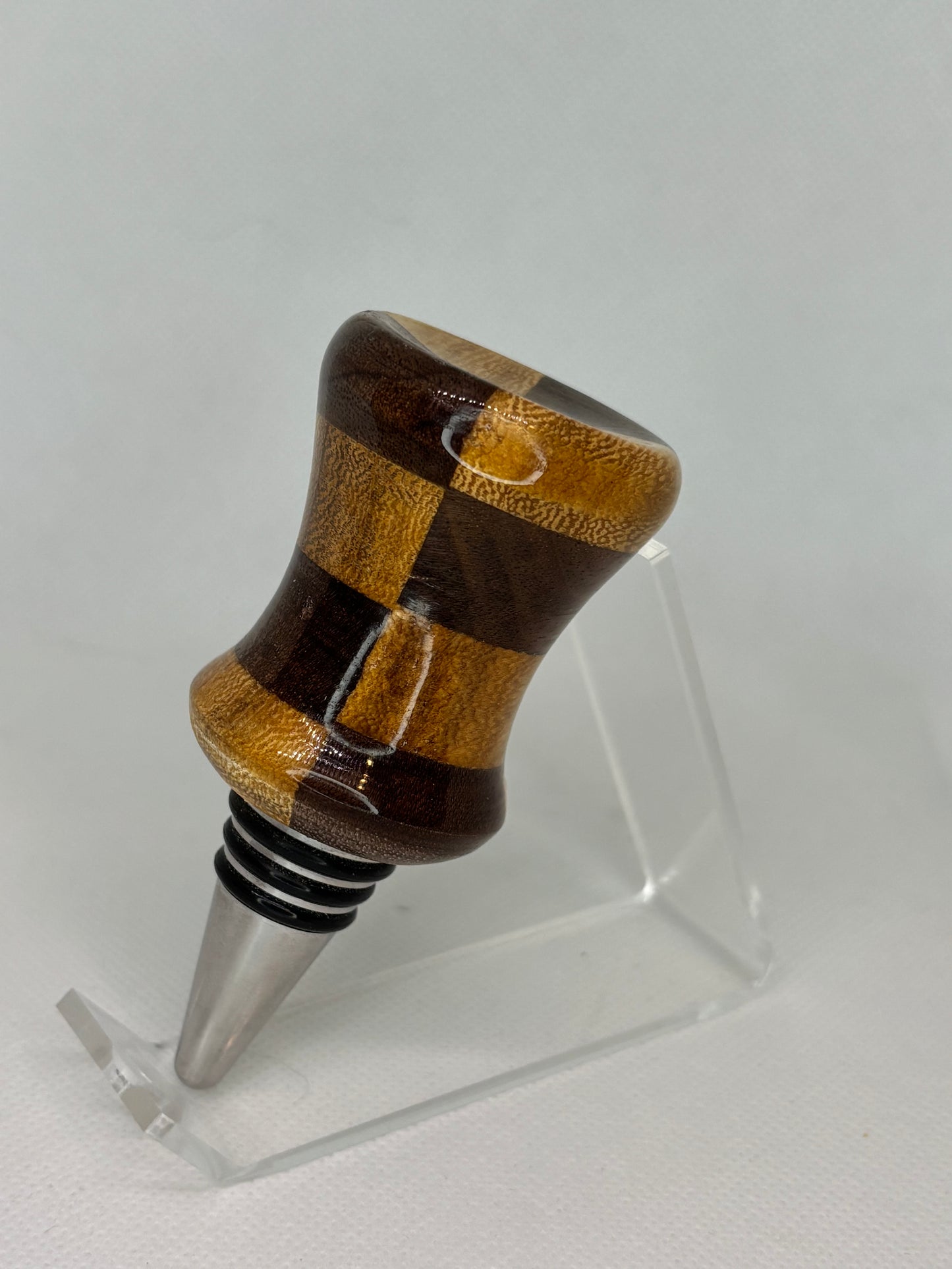 Hand-Turned Wooden Wine Bottle Stoppers