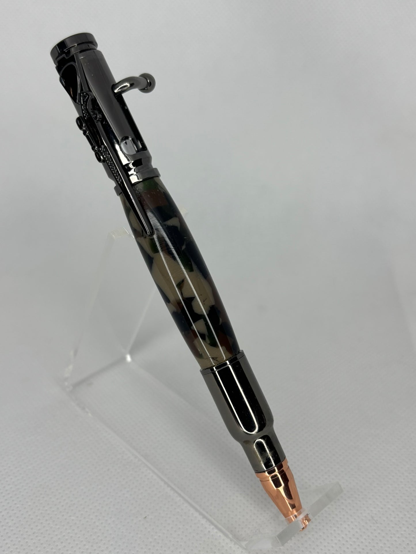 30 Caliber Bolt Action Gold Bullet Cartridge Pen