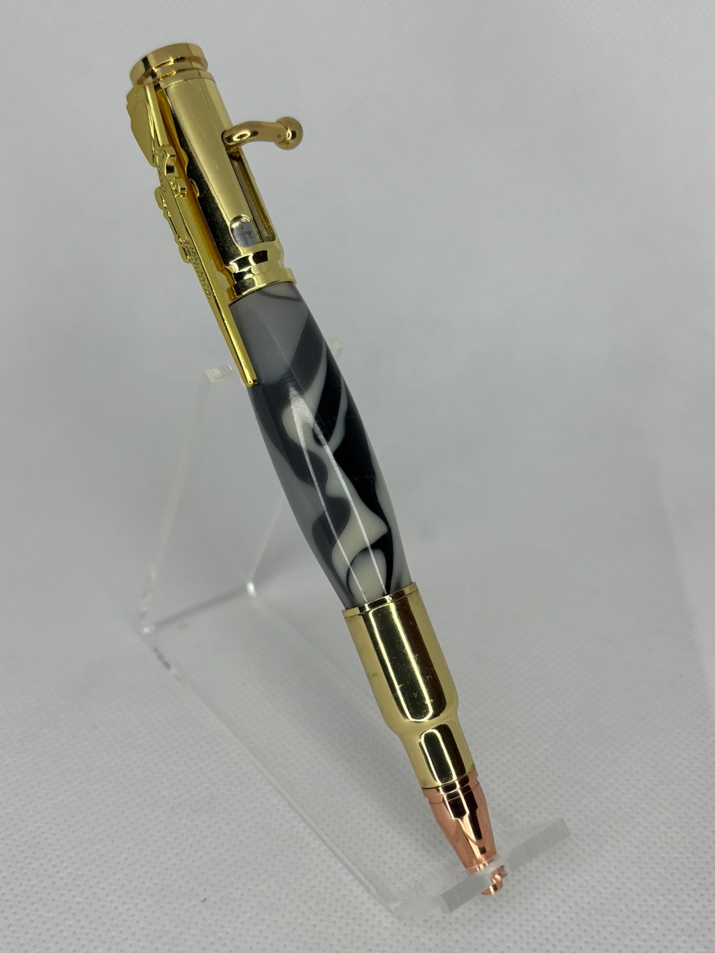 30 Caliber Bolt Action Gold Bullet Cartridge Pen