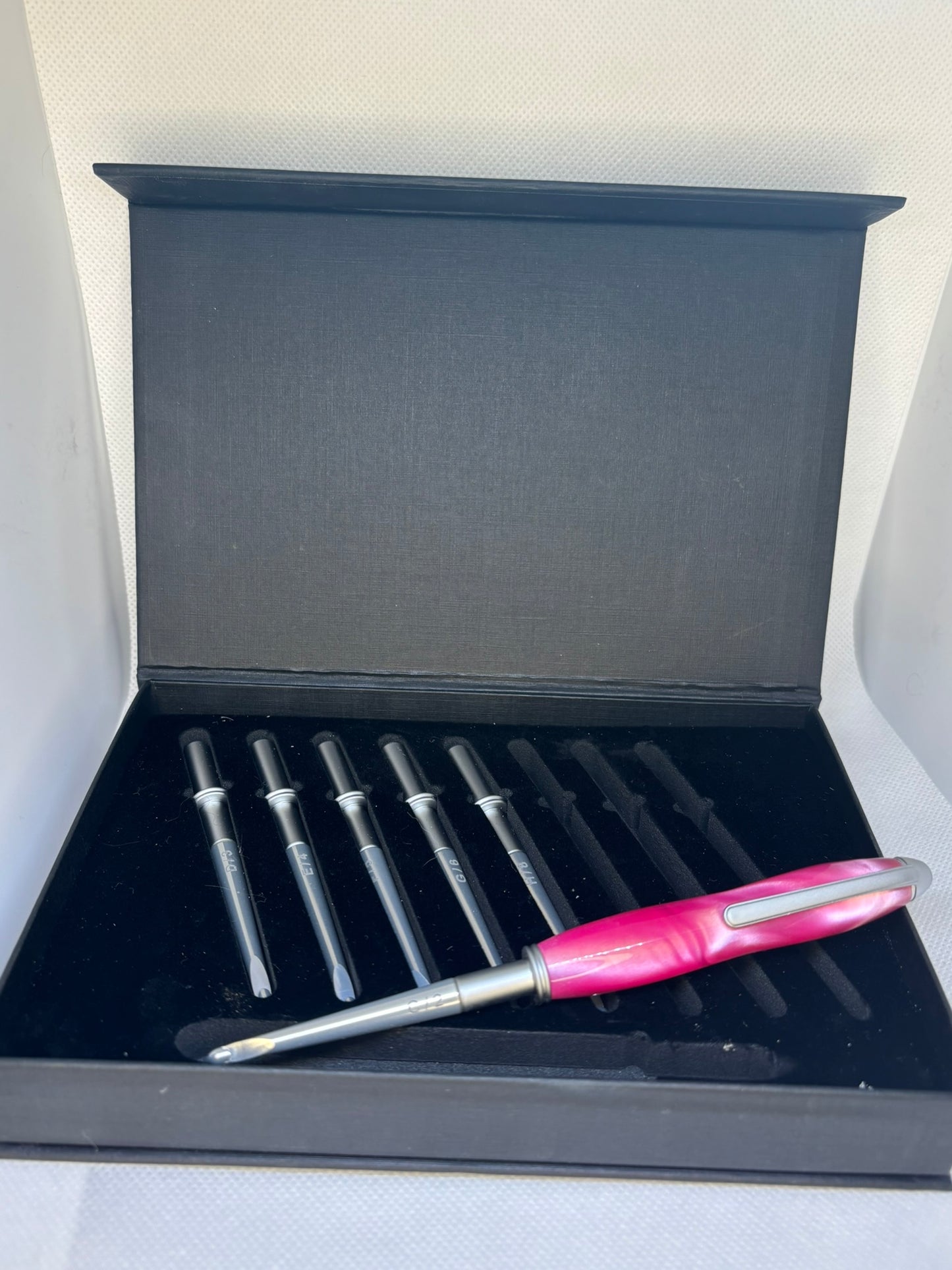 6 Needle Interchangeable Crochet Set