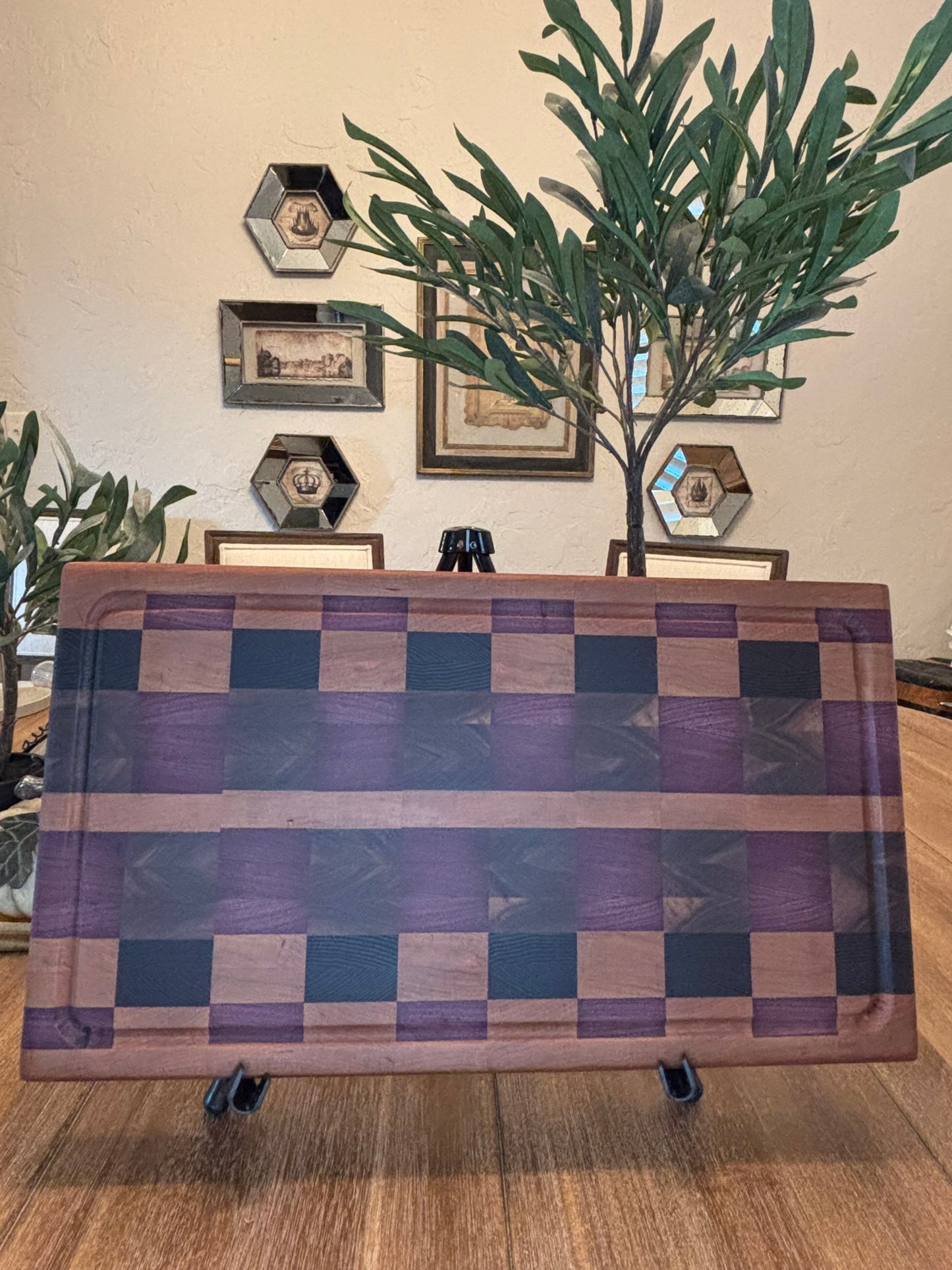 11 x 19 x 1 3/4" End Cut Cutting Board