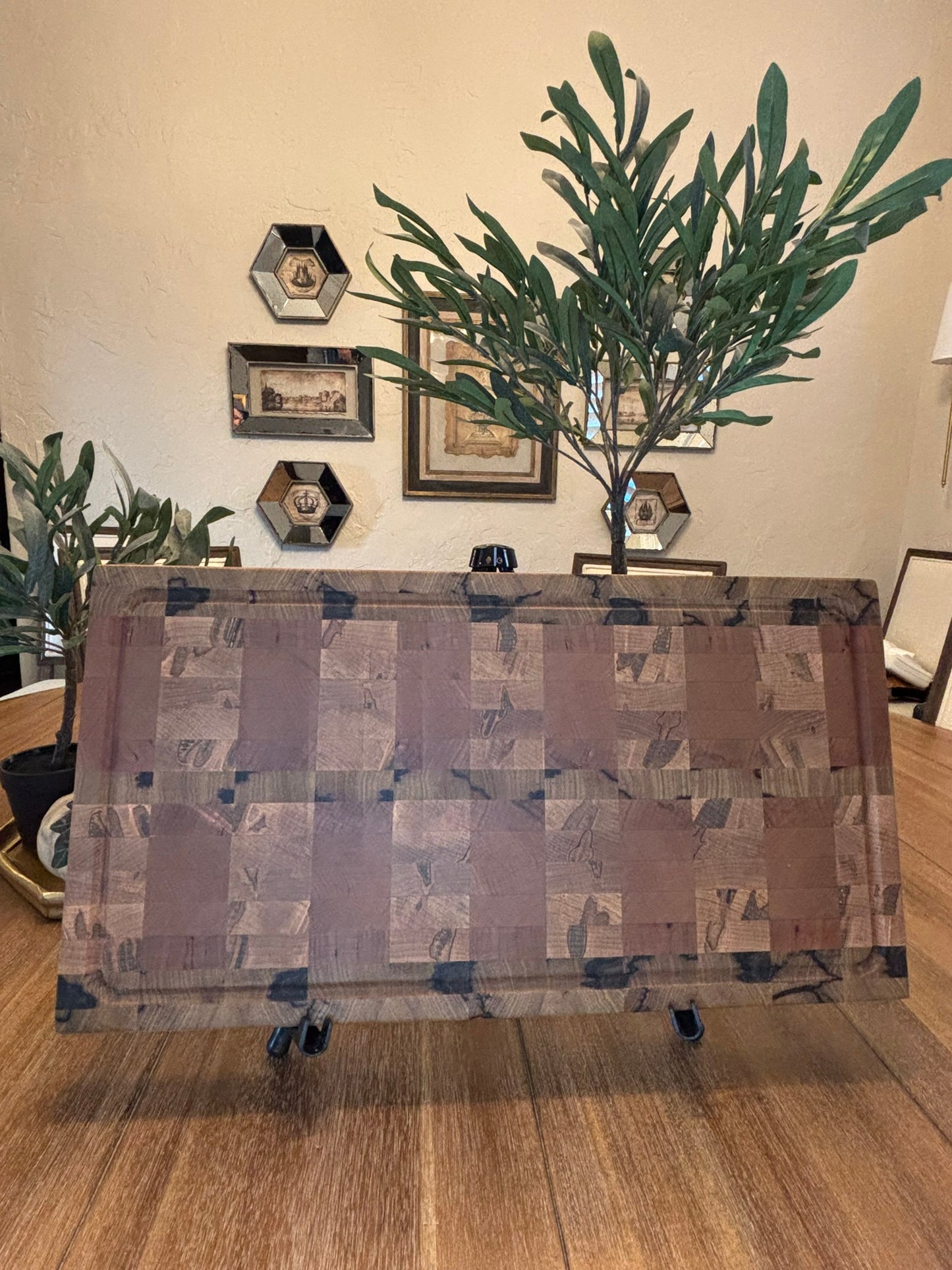 11 x 21 x 1 3/4" End-cut Cutting Board